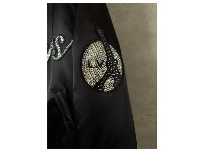 Louis Vuitton Giacca Baseball "LVovers" Pharrell Williams - Nero - vista 5