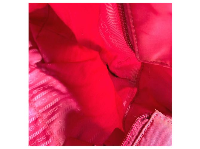 Tote Prada Triangle Logo Plate Bag Pink - view 13