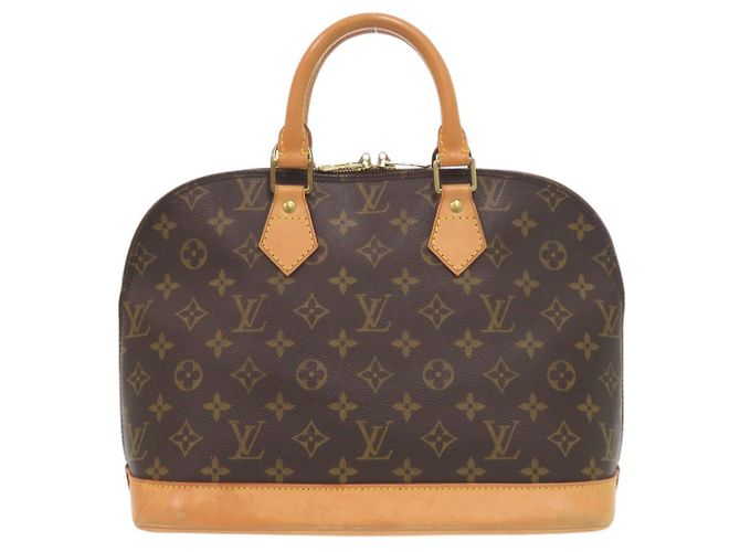 Borsa Louis Vuitton Alma Monogram Marrone Monogramma - vista 2