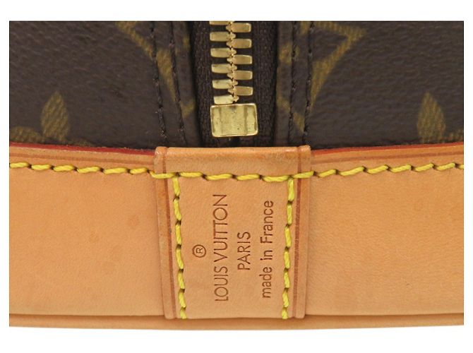 Borsa Louis Vuitton Alma Monogram Marrone Monogramma - vista 9