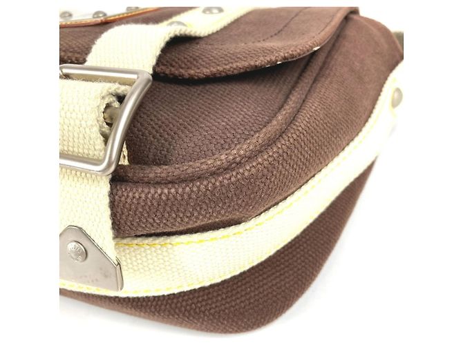 Borsa a Spalla Louis Vuitton Antigua Buzas PM Marrone - vista 3