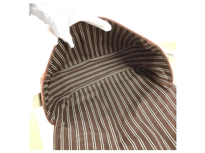 Borsa a Spalla Louis Vuitton Antigua Buzas PM Marrone - vista 9