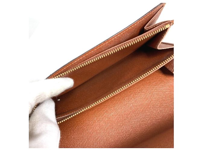 Portefeuille long Louis Vuitton Monogram Graffiti Marron Kaki - vue 10