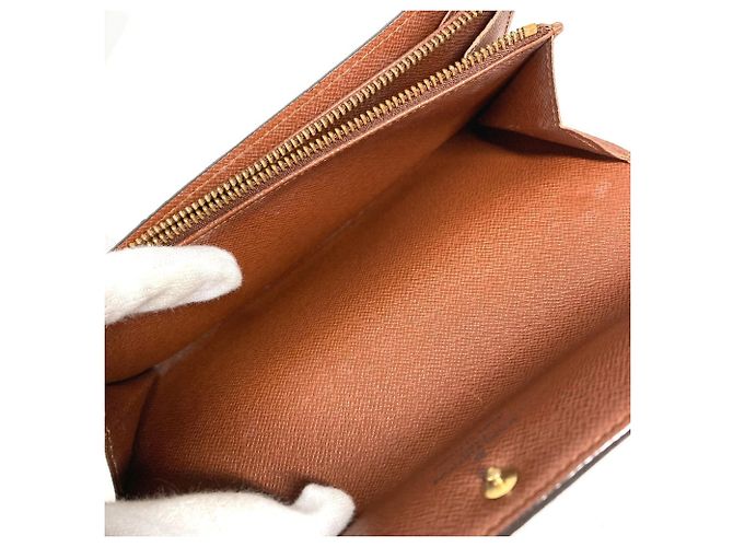 Portefeuille long Louis Vuitton Monogram Graffiti Marron Kaki - vue 11