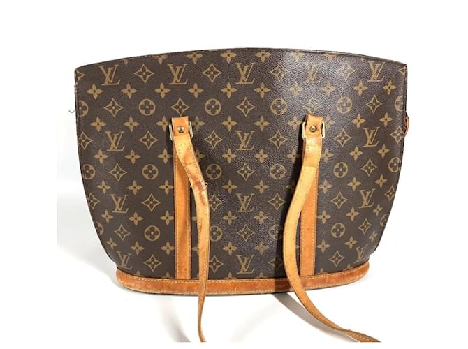 Borsa Tote Louis Vuitton Monogram Babylon Marrone - vista 7