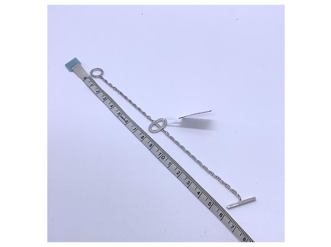 Bracciale Hermès Pig Nose in Oro Bianco e Diamanti Argento - vista 4