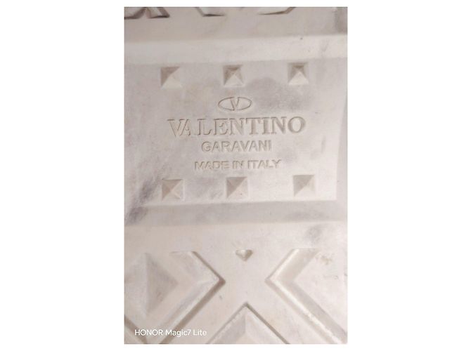 Sneakers Valentino Garavani Camouflage Nero Bianco Grigio - vista 8