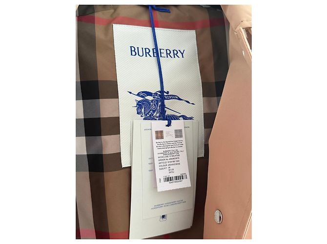 Impermeable Burberry Beige - vista 4