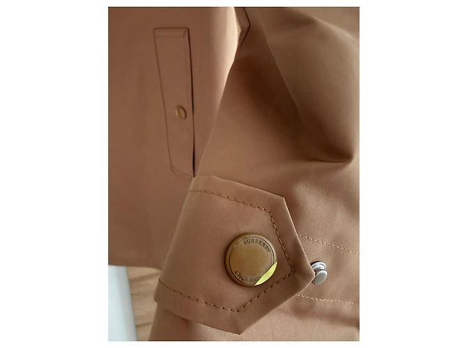 Impermeable Burberry Beige - vista 6