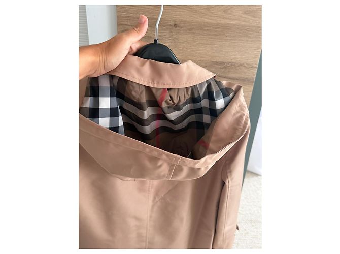 Impermeable Burberry Beige - vista 8