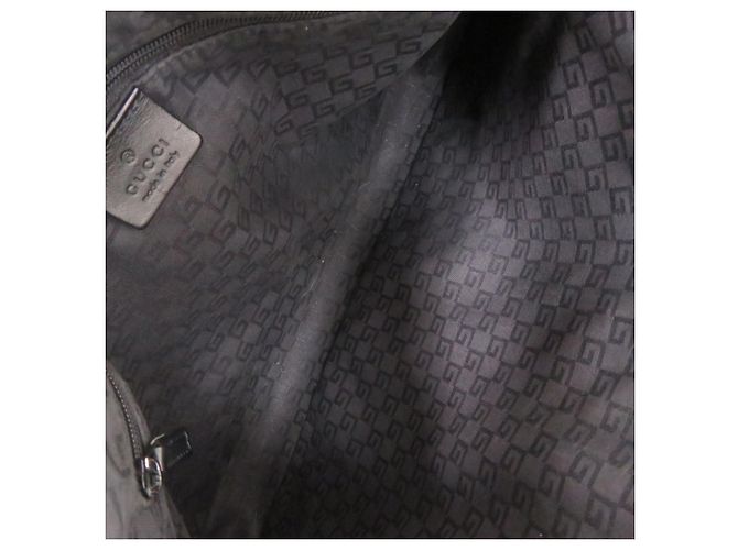 Borsa Jackie 00963 Gucci in pelle scamosciata Nero - vista 5