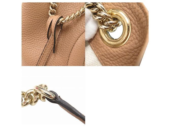 Gucci Soho Interlocking G Leder Tote Bag Beige - Ansicht 10