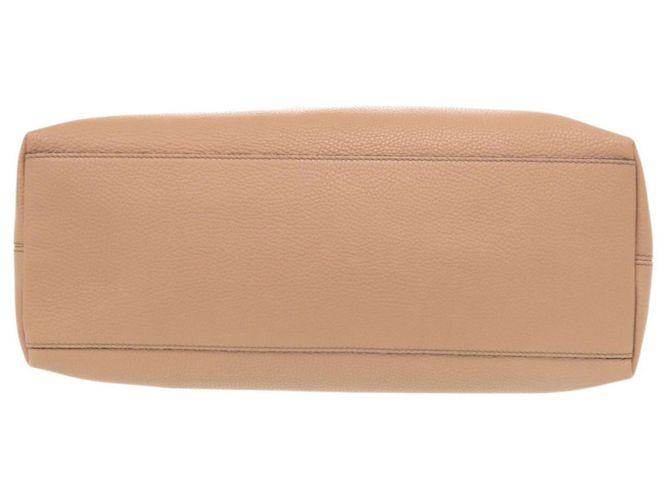 Gucci Soho Interlocking G Leder Tote Bag Beige - Ansicht 4