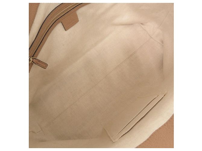 Gucci Soho Interlocking G Leder Tote Bag Beige - Ansicht 7