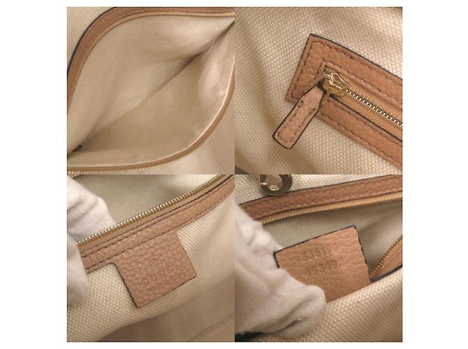 Gucci Soho Interlocking G Leder Tote Bag Beige - Ansicht 8