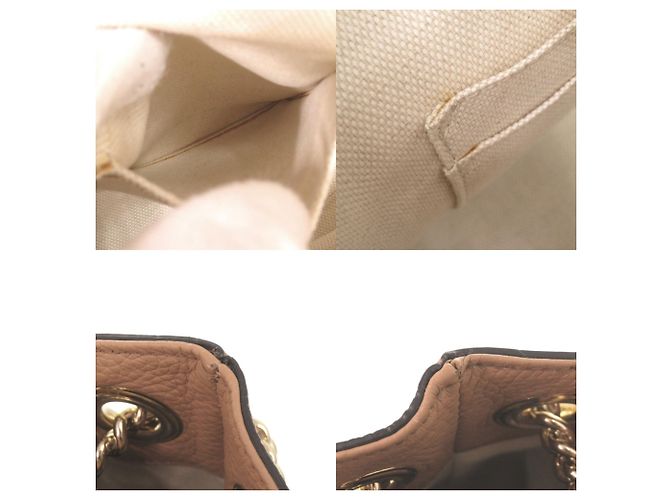 Gucci Soho Interlocking G Leder Tote Bag Beige - Ansicht 9
