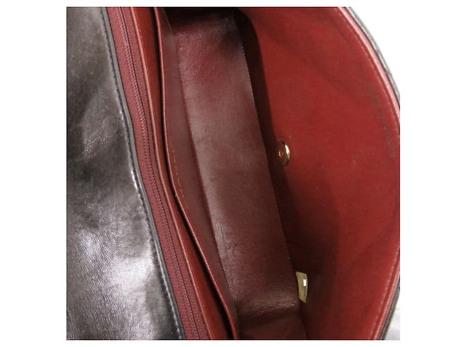Borsa a tracolla Chanel Diana 25 Medium in agnello Nero - vista 5
