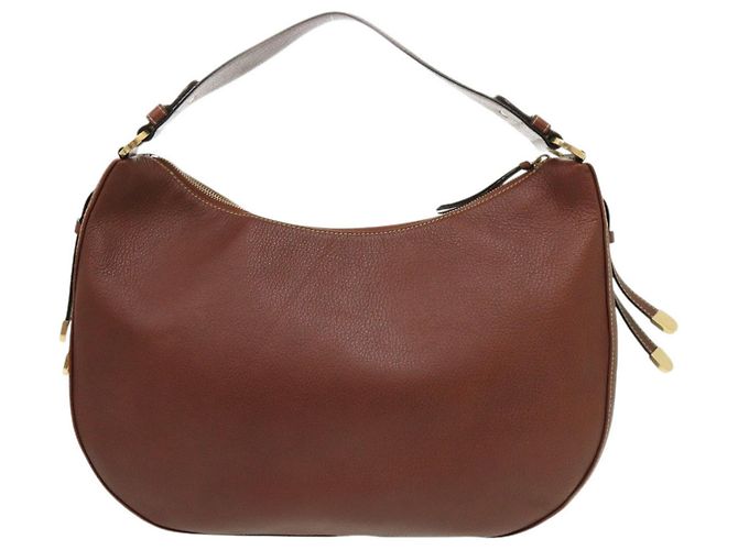 Bulgari Borsa a tracolla in pelle marrone Bvlgari - vista 2