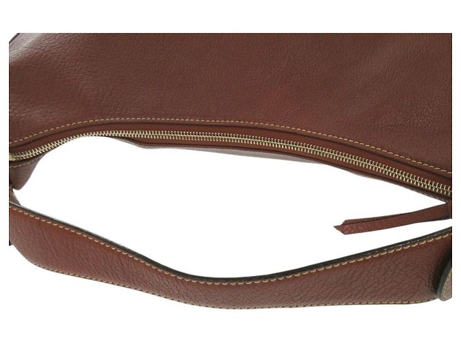 Bulgari Borsa a tracolla in pelle marrone Bvlgari - vista 5
