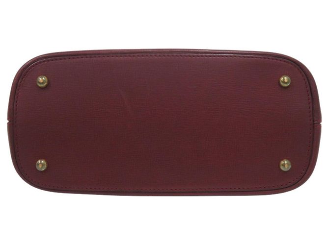 Borsa in pelle bordeaux Cartier Must Line Rosso Bordò - vista 5