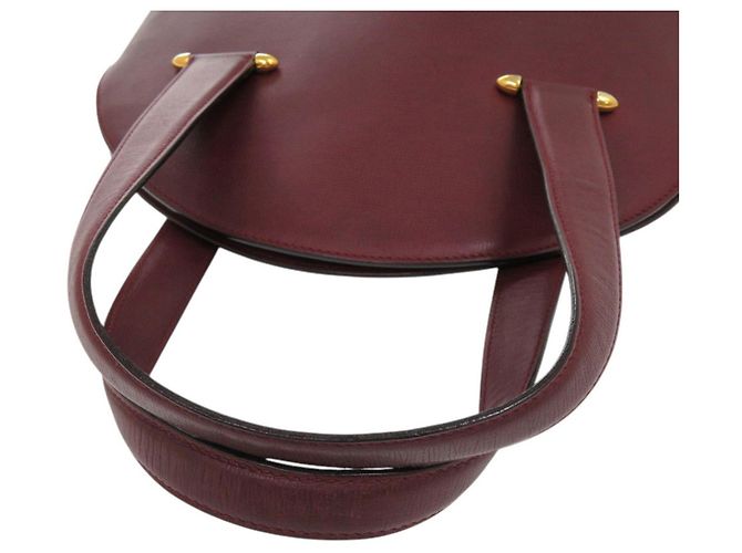 Borsa in pelle bordeaux Cartier Must Line Rosso Bordò - vista 6