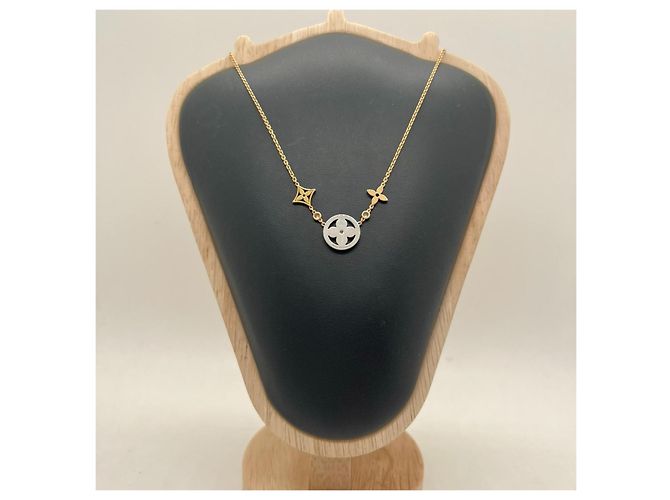 Collana Louis Vuitton Idylle Blossom Diamond Argento D'oro - vista 3