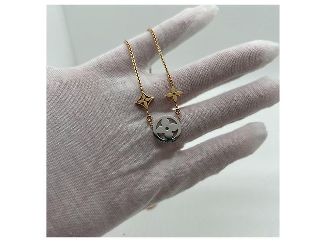 Collana Louis Vuitton Idylle Blossom Diamond Argento D'oro - vista 4