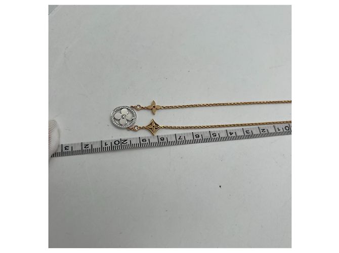 Collana Louis Vuitton Idylle Blossom Diamond Argento D'oro - vista 8