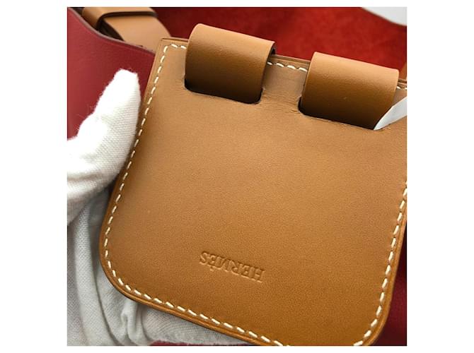 Hermès Borsa Virevolte 24 Rosso - vista 14