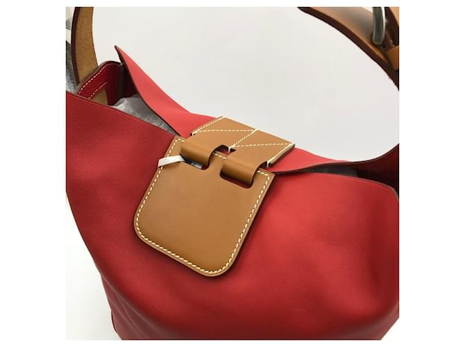 Hermès Borsa Virevolte 24 Rosso - vista 6