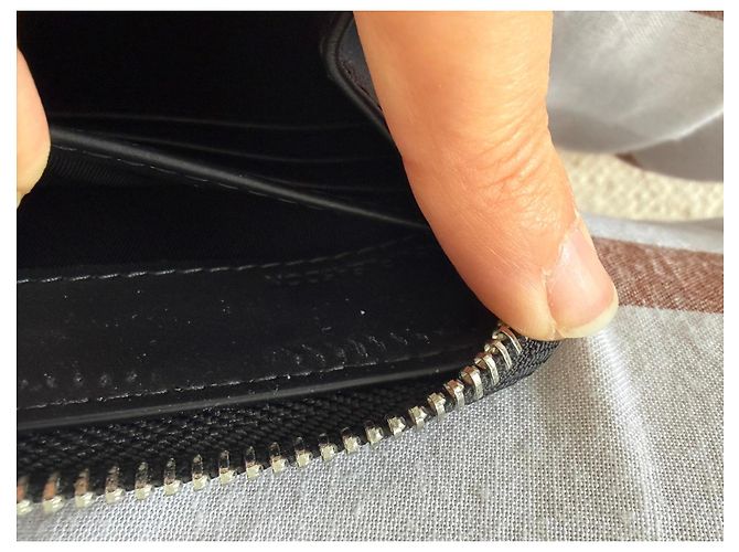 Burberry Check Canvas Zipped Wallet - view 8