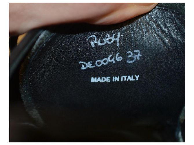 Church's Ruby Derby in pelle nera con plateau Nero - vista 3