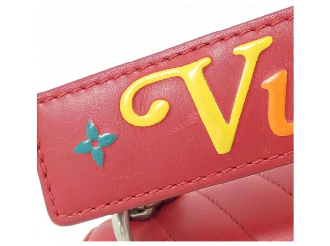 Borsa New Wave Chain Louis Vuitton M51930 Rosso - vista 8