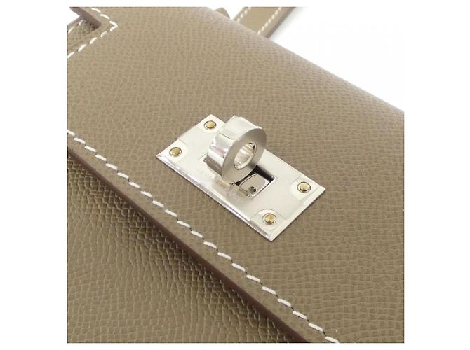 Hermès Hermes Kelly Pocket Slim Wallet Taupe - Ansicht 4
