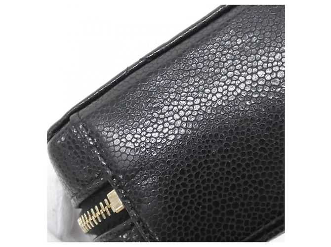Borsa Chanel AP2852 in pelle di vitello granulata Nero - vista 3