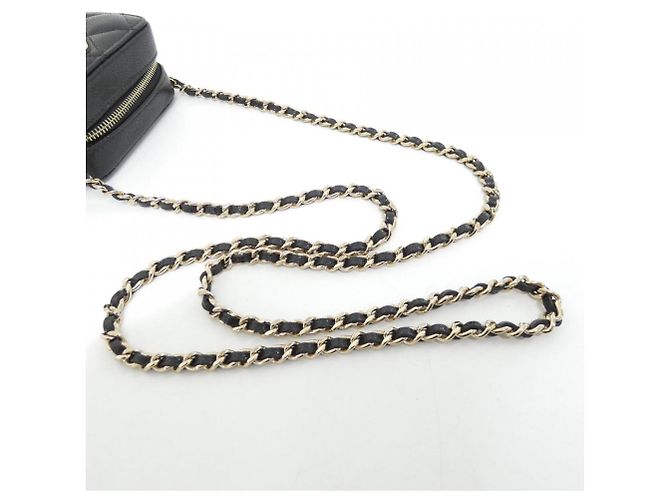 Borsa Chanel AP2852 in pelle di vitello granulata Nero - vista 7
