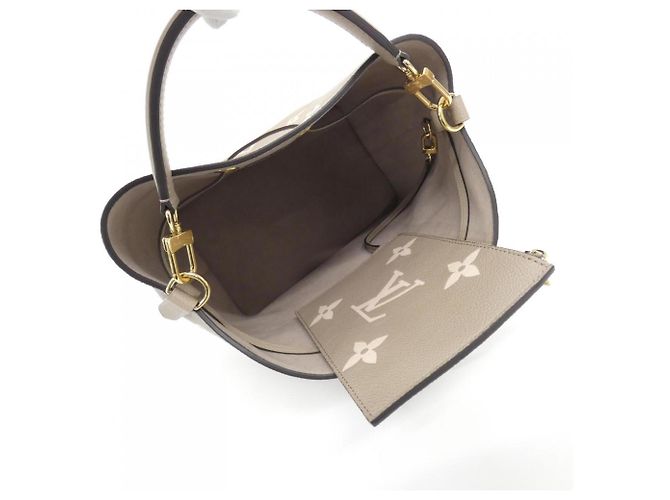 Néonoé Borsa a tracolla Louis Vuitton Bicolor Monogram Empreinte Neo Noe MM Multicolore Grigio Crudo - vista 6