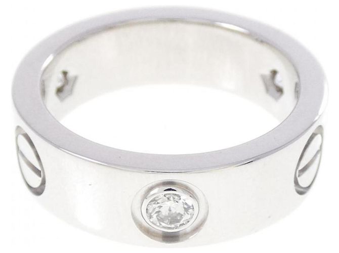 Cartier Love Ring mit halbem Diamanten - Ansicht 2
