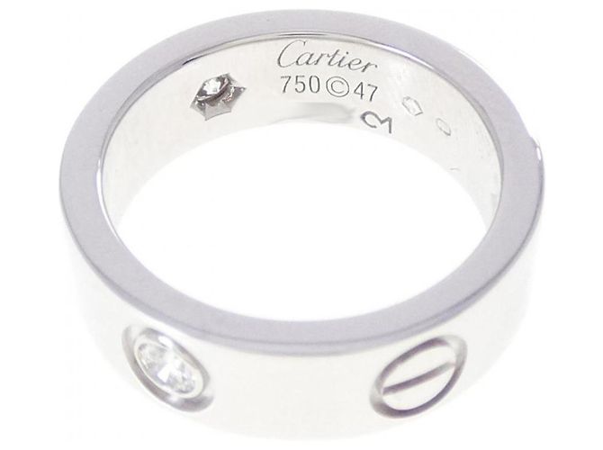Cartier Love Ring mit halbem Diamanten - Ansicht 3