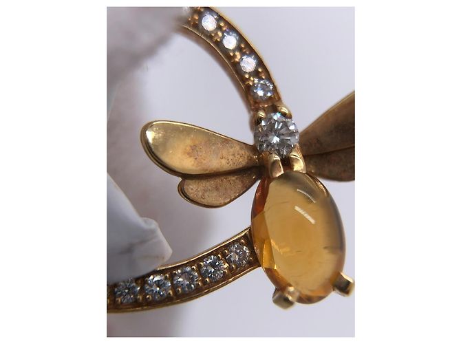 Chaumet Collana Bee My Love Oro Giallo Diamanti e Citrino D'oro - vista 10