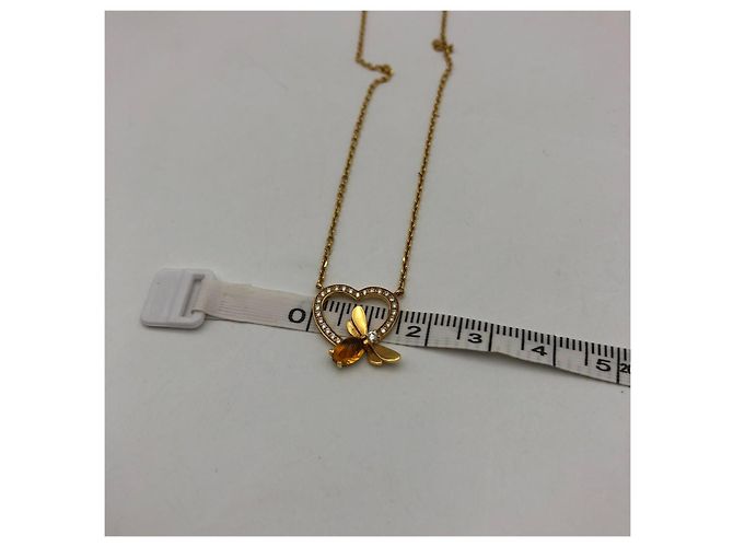 Chaumet Collana Bee My Love Oro Giallo Diamanti e Citrino D'oro - vista 7