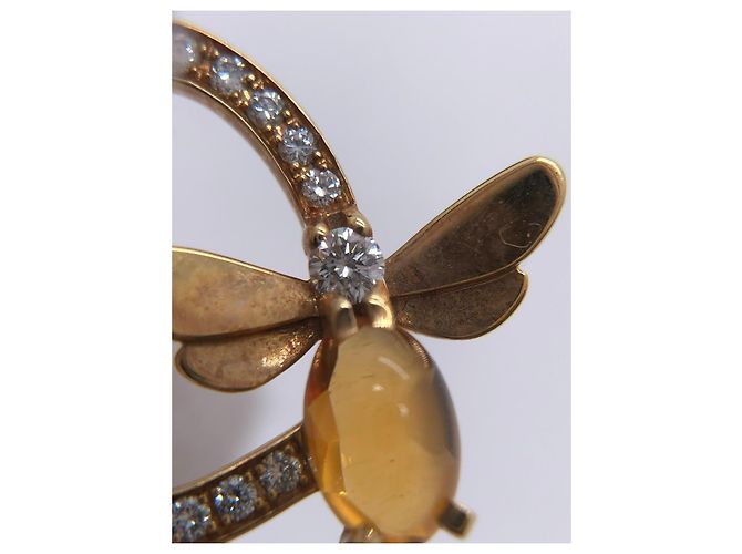 Chaumet Collana Bee My Love Oro Giallo Diamanti e Citrino D'oro - vista 9