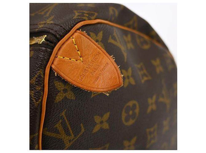 Borsa Louis Vuitton Speedy Monogram Canvas 40 Marrone - vista 4