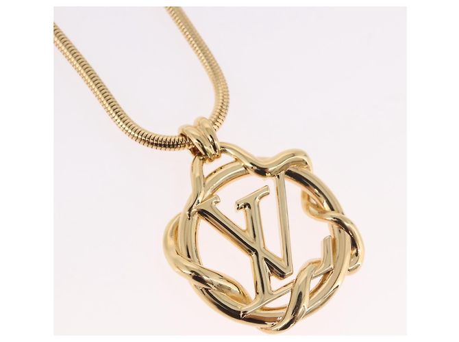 Collana Garden LOUIS VUITTON in metallo Gold Tone M68937 LV Auth 183122SAM - vista 3