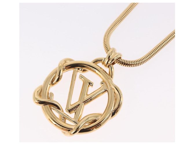 Collana Garden LOUIS VUITTON in metallo Gold Tone M68937 LV Auth 183122SAM - vista 9