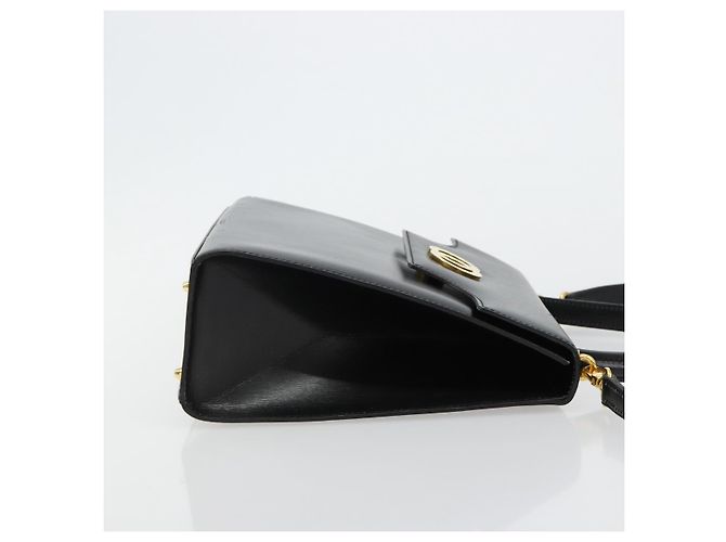 Céline Borsa CELINE in pelle 2way Nera Oro Auth 183194SAV Nero D'oro - vista 4