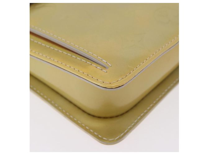 LOUIS VUITTON Monogram Vernis Motto Accessory Pouch Gris M91030 LV Auth gh2037 - vista 14
