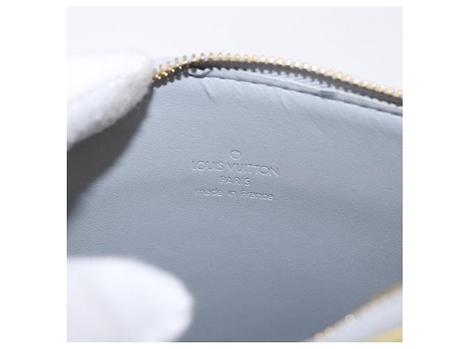 LOUIS VUITTON Monogram Vernis Motto Accessory Pouch Gris M91030 LV Auth gh2037 - vista 18