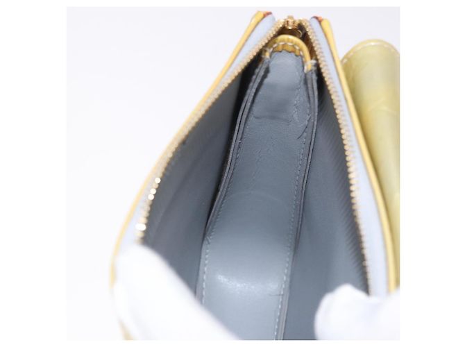 LOUIS VUITTON Monogram Vernis Motto Accessory Pouch Gris M91030 LV Auth gh2037 - vista 19