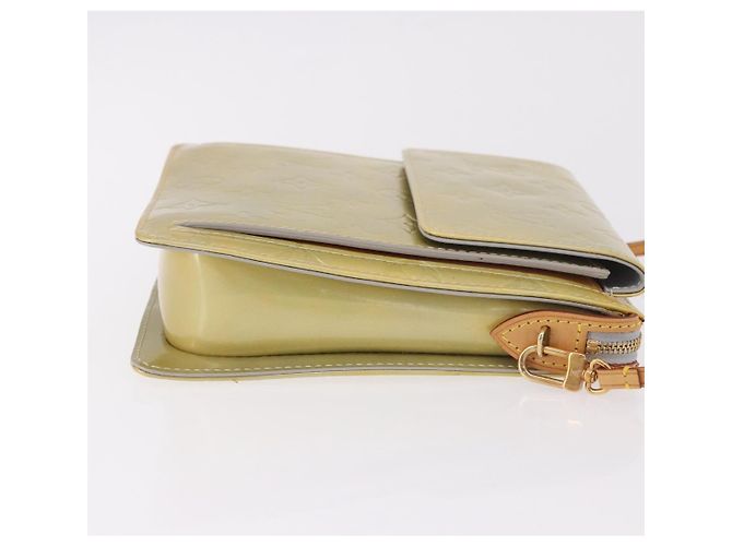 LOUIS VUITTON Monogram Vernis Motto Accessory Pouch Gris M91030 LV Auth gh2037 - vista 3